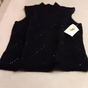 RABBIT HAIR EMMA JAMES SUPER SOFT SWEATER VEST